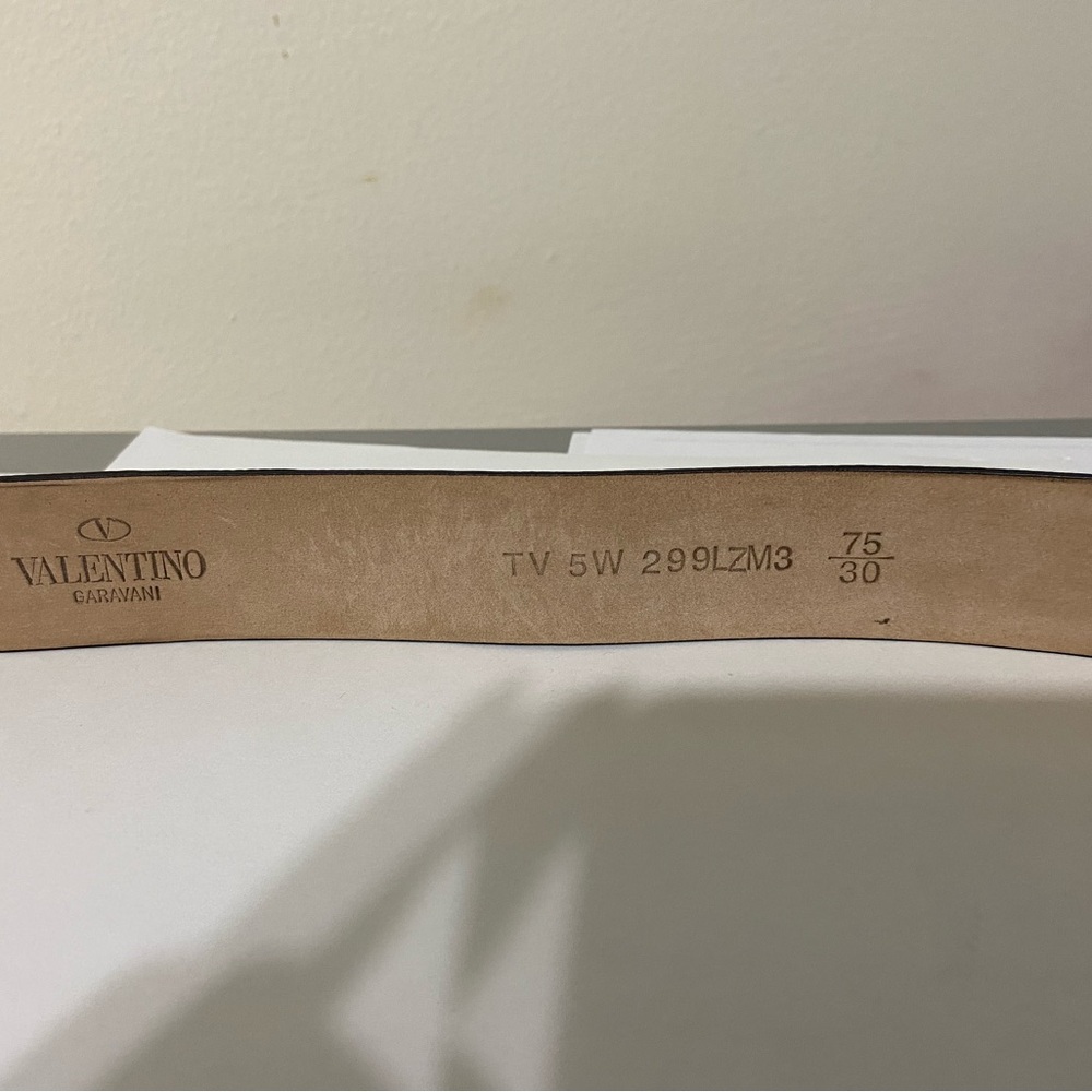 Valentino Garavani New belt lizard skin red/black. Snake buckle. Size small. - Picture 3 of 12